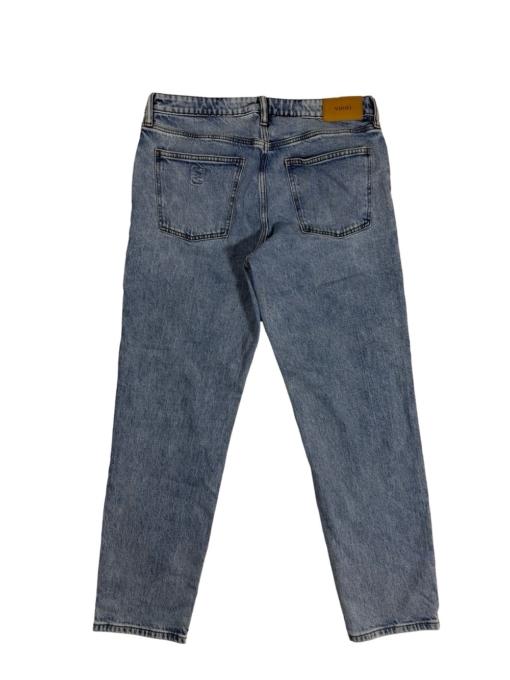 Vuori Vintage Jean Classic Fit Mens Sz 33 Light Wash Stretch Denim Jeans Casual - Picture 2 of 10
